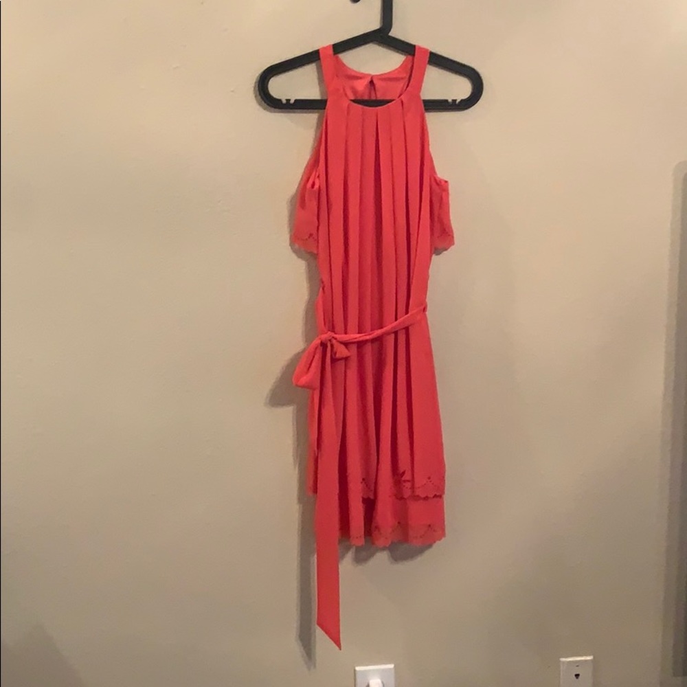 Coral dress